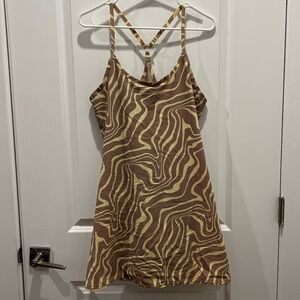 Outdoor Voices Exercise Dress in Pampas Swirl